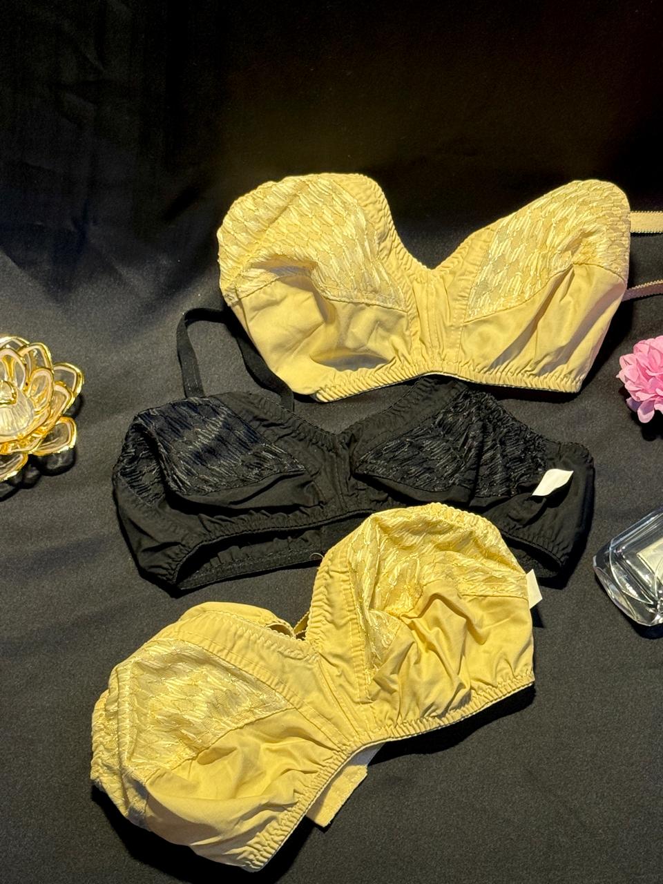 Cotton Shimmer Bra