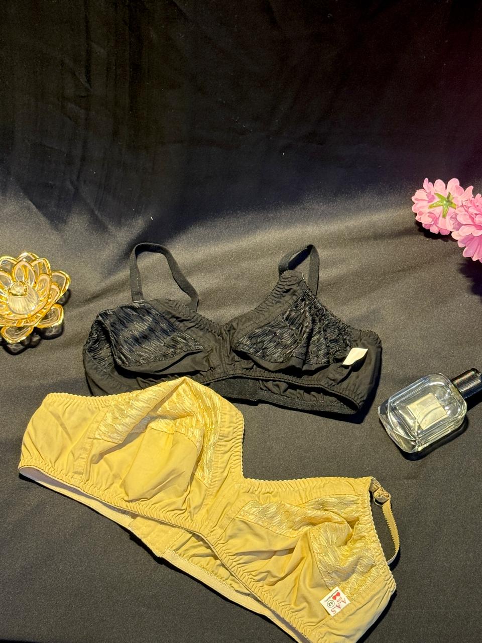 Cotton Shimmer Bra